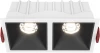 DL043-02-10W4K-D-SQ-WB Встраиваемый светильник Alfa LED 4000K 2x10Вт 36° Dim Triac Maytoni Technical DL043-02-10W4K-D-SQ-WB (220V)