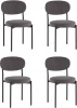 УТ000039525 Стул Бриф SN велюр тёмно-серый, 4шт./уп. Stool Group арт.УТ000039525