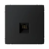 GAL001083 Розетка Ethernet RJ-45 (карбон) Systeme Electric GAL001083