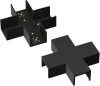 TRA160CX-11B Коннектор питания X-образный Elasity Maytoni Accessories for tracks Elasity TRA160CX-11B