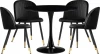 528363 Стол кухонный Woodville Иемура black / gold