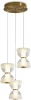 FR6136PL-L18BT Подвесной светильник Freya Koil FR6136PL-L18BT (LED, 220V, на проводе)