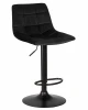 LM-5017-BlackBase_B-M_MJ9-101 Стул барный DOBRIN TAILOR BLACK (черный велюр (MJ9-101))