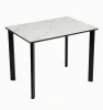 00-00084649 Стол DikLine SKT90 Керамика YB8020125BG ONYX/подстолье черное/опоры черные 00-00084649