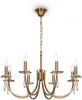 FR1006PL-08G Подвесная люстра Freya Forte FR1006PL-08G (220V, на цепи, свеча)