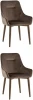 УТ000037402 Стул Диана велюр коричневый 2 шт Stool Group (арт.УТ000037402)