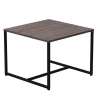 254S024DK9005/ Стол журнальный Everprof EVO (ЭВО) 604х604х460 Дуб Пасадена/Черный 254S024DK9005/
