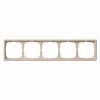 GAL001205 Рамка на 5 постов (песочный) Systeme Electric GAL001205