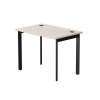 254S001GU9005 Стол прямой Everprof EVO (ЭВО) на металлокаркасе 980х670х755 мм опоры 45гр Кашемир/Черный 254S001GU9005