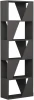 LEV00571 Стеллаж Прямые FRAME BOOKCASE (ЛДСП/Темно-серый) LEVE