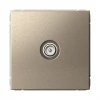 GAL000592 ТВ-розетка проходная (шампань) Systeme Electric GAL000592