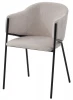 688М05976 Стул ДИЛЛ, цвет Lana 13 бежевый, ткань / черный каркас M-City 64484