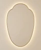 SM130LGL Milis LED Gold Зеркало в раме с подсветкой Art-Zerkalo SM130LGL 13920