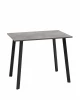 УТ000043211 Стол Альва 90х60 см столешница Камень Темный подстолье 9005 Stool Group УТ000043211