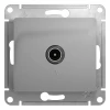 GSL000393 ТВ-розетка оконечная (алюминий) Systeme Electric GSL000393