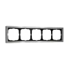 GAL312105 Рамка на 5 постов (алюминий) Systeme Electric GAL312105