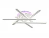 FA8907 Потолочная люстра светодиодная с подсветкой RGB, с ПДУ Ambrella Acrylica Original FA8907 WH/CH белый/хром 135W 3000K-6400K+RGB