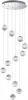 5007/56L Подвесная люстра каскадная Odeon Light Crystal 5007/56L ром/металл/акрил LED 56W 4000K 4711лм (220V, на проводе)