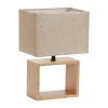 UML-B401 E27 LIGHT GREY/WOOD Настольная лампа светло-серый Uniel UML-B401 E27 LIGHT GREY/WOOD