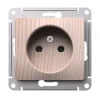 GSL001541 Розетка без заземления (сосна) Systeme Electric GSL001541