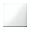 GAL000117 Выключатель двухклавишный (белый) Systeme Electric GAL000117