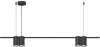 DK4061-BK Подвесной светильник Denkirs Orbit DK4061-BK 4xGU10 LED до 15 Вт, черный матовый (220V, на тросе)