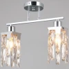 IL3601-2CSQ-26 CR DS Потолочная люстра хрустальная на штанге ILLUMICO IL3601-2CSQ-26 CR DS
