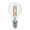 LED-G45-13W/4000K/E14/CL PLS02WH картон Лампочка светодиодная шар прозрачная E14 13W 4000K Uniel LED-G45-13W/4000K/E14/CL PLS02WH
