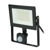 ULF-F62-50W/6500K SENSOR IP54 200-240В BLACK Прожектор уличный Uniel ULF-F62-50W/6500K SENSOR IP54 200-240В BLACK (LED, 220V, датчик движения, датчик освещенности)
