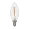 LED-C35-6W/4000K/E14/CL/DIM/SLF Лампа светодиодная, диммируемая, прозрачная, белый свет 4000K Volpe Optima Филамент Dim LED-C35-6W/4000K/E14/CL/DIM/SLF