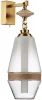 5441/1W Бра Odeon Light Krema 5441/1W сатинированн.латунь/прозрачн./металл/стекло/травертин/веревка G9 LED 6W (220V, выключатель)