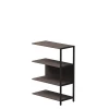 254H011DK9005 Полустеллаж металлический средний Everprof EVO (ЭВО) 805х385x1120 Дуб Пасадена/Черный 254H011DK9005