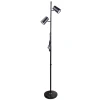 ULM-T600 2х6W/4500K/DIM BLACK Торшер светодиодный, 2х6W, сенсорный выключатель, диммер, черный Uniel ULM-T600 2х6W/4500K/DIM BLACK