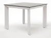 GRAY-90-90-B white "Венето" обеденный стол из HPL 90х90см, цвет "серый гранит", каркас белый 4SIS арт.УТ-00005677
