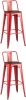 УТ000038377 Стул барный TOLIX WOOD со спинкой красный глянцевый 2 шт Stool Group (арт.УТ000038377)