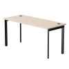 254S004DY9005 Стол прямой Everprof EVO (ЭВО) на металлокаркасе 1580х670х755 мм опоры 45гр Дуб Соната/Черный 254S004DY9005