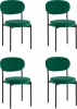 УТ000040885 Стул Stool Group Бриф SN велюр капучино каркас капучино муар, 4шт./уп. арт.УТ000040887