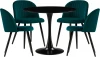 528366 Стол кухонный Woodville Аринай green / black