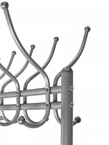 Вешалка напольная М 12М металлик Mebelik 009747