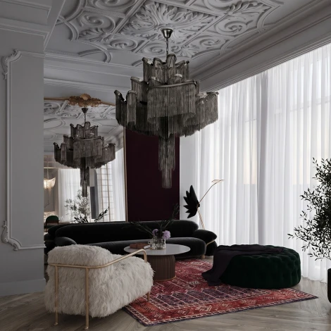 Подвесная люстра Loft It Stream 10208/1000 Gunmetal