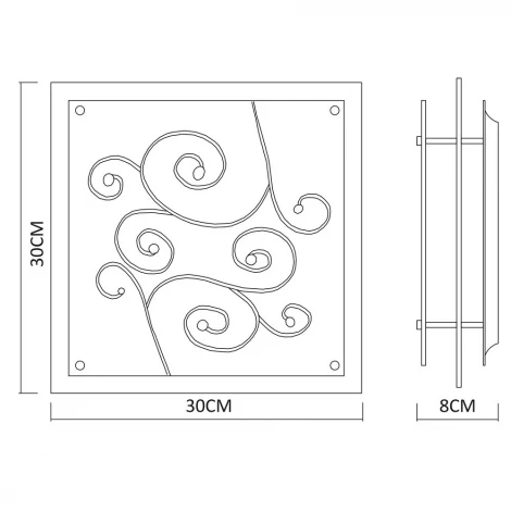 Потолочный светильник Arte Lamp Esmeralda A4814PL-2CC