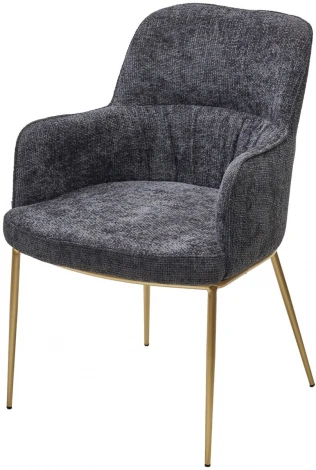 Стул M-City BRUNO Black Wandy-460, ткань / бронзовый