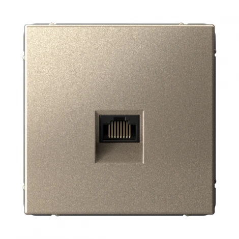 Розетка Ethernet RJ-45 (шампань) Systeme Electric GAL000586