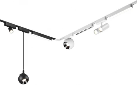 Трековый светильник Novotech Smal 359275 SHINO белый для низковольтного шинопровода IP20 LED 16W 48V 1360Лм 3000К (круглые)