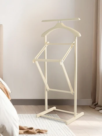 Вешалка костюмная складная В 21Н слоновая кость Mebelik 009625