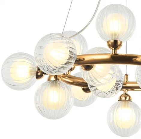 Подвесная люстра Stilfort Shardin 2165/05/15P (220V, на тросе, шарики, молекулы)