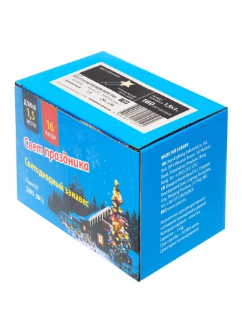 Гирлянда Uniel ULD-C1510-160/DTA WARM WHITE IP20