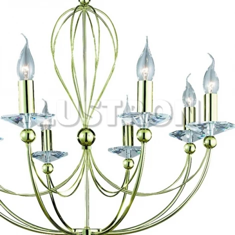 Подвесная люстра Arte Lamp Birdcage A4292LM-8PB