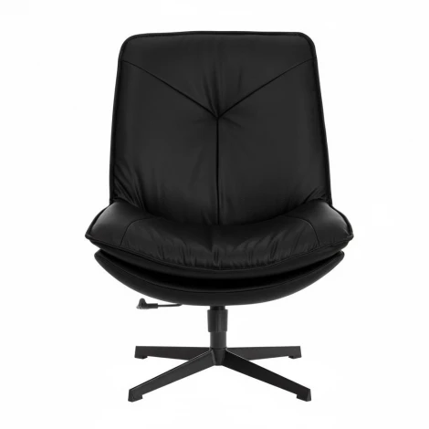 Кресло лаунж Cosmo/Космо экокожа, черный Tetchair 25276