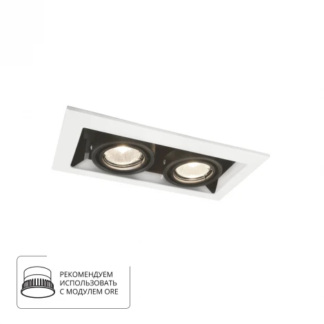 Встраиваемый точечный светильник Arte Lamp Cardani Piccolo A5931PL-2WH (220V)